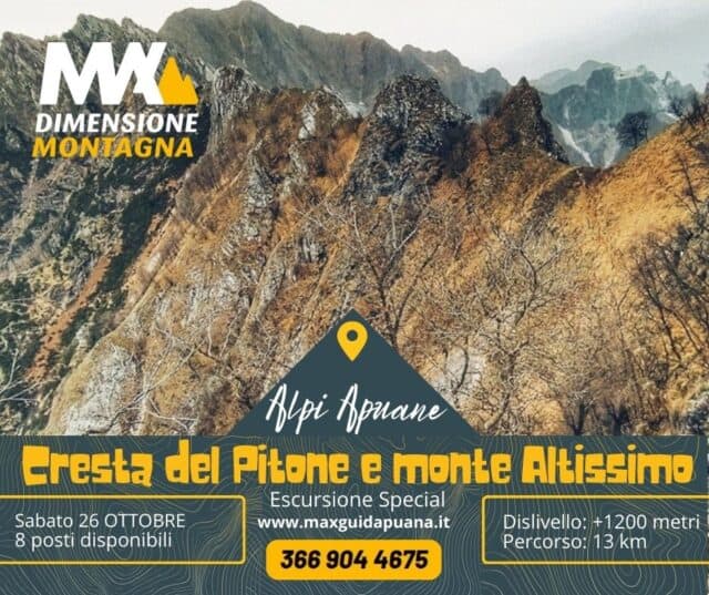 Sabato 26 Ottobre Cresta Del Pitone E Monte Altissimo