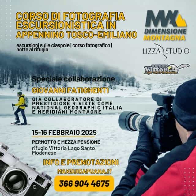 Corso Base Escursionismo Fotografico Sulla Neve 15 16 Novembre 2025