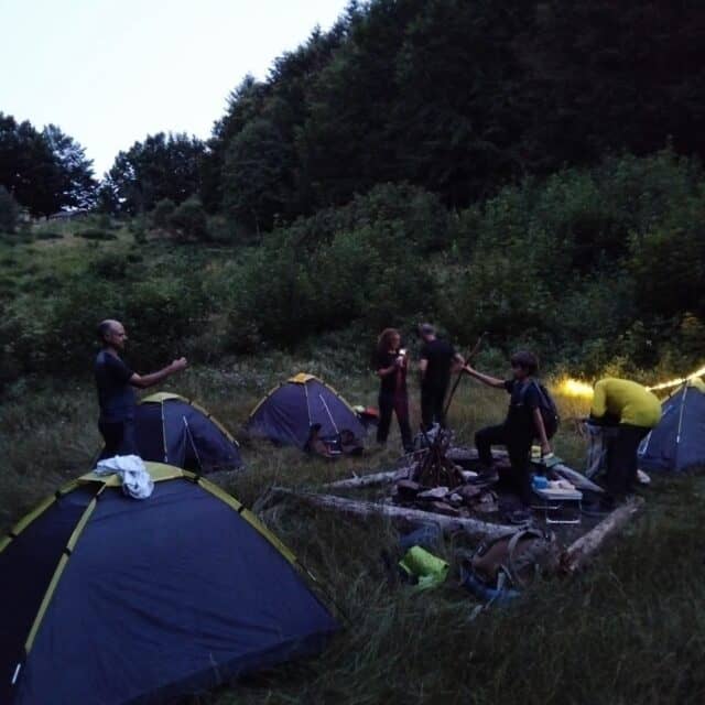 Trekking Notturno, Salita, Bivacco, Alba sul monte Corchia (9)
